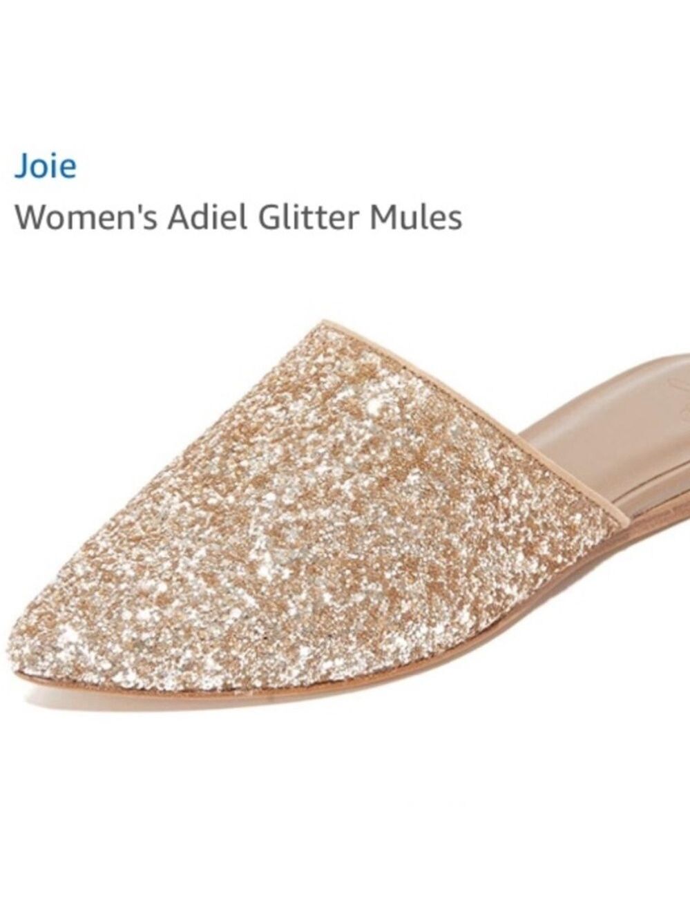 Joie Adiel Sparkly Metallic Mule